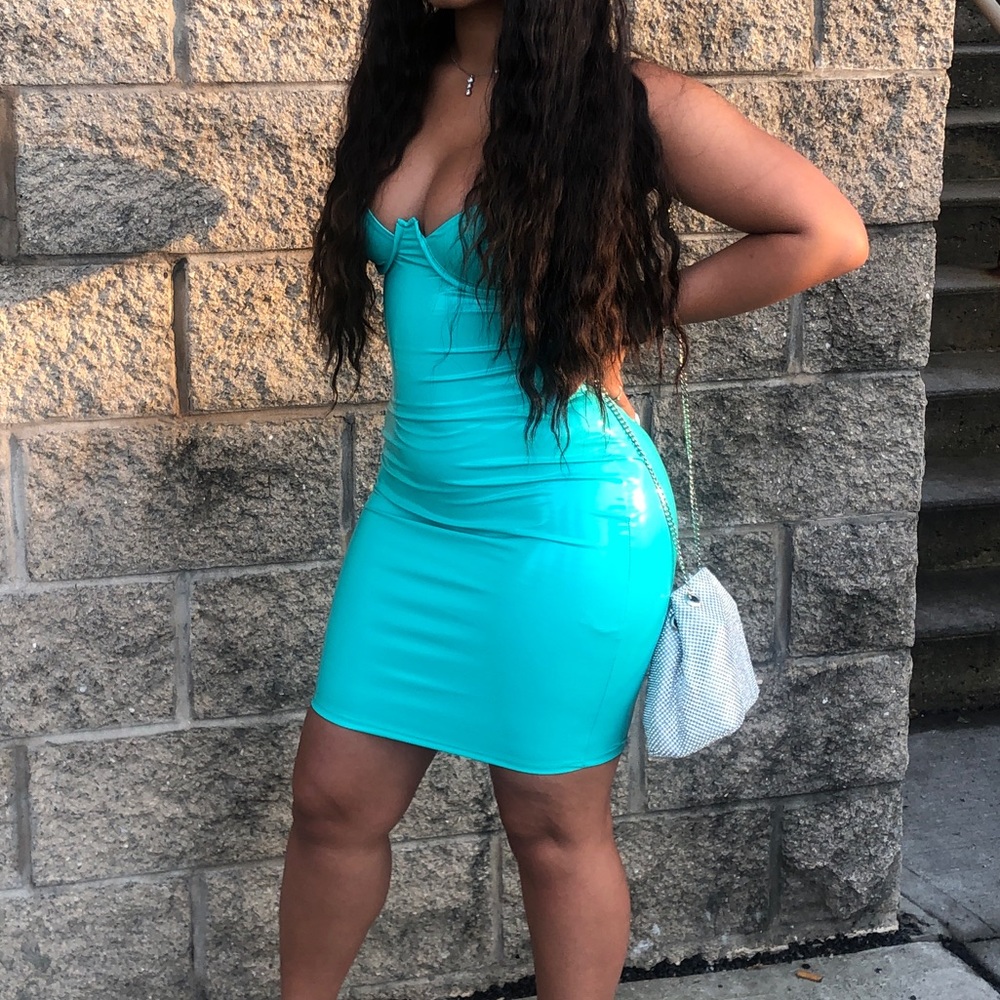 Aqua dress